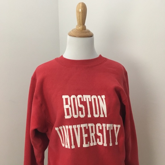 Vintage Tops 70s Boston University Sweatshirt Poshmark